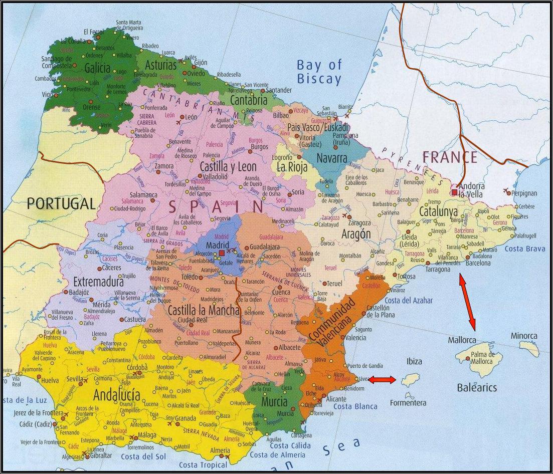 the map